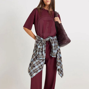 Nouveau T-shirt ample pour femme, design 2026, en toile de coton respirante, haute qualité, décontracté, idéal pour l'été, en promotion - Product Image 2