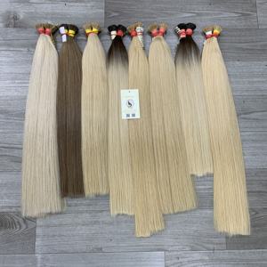 Venta caliente de alta calidad para Ombre Blonde Platinum Soft Loose Deep Wave Bulk Virgin Extensiones de cabello ruso natural Extensi - Product Image 4