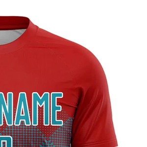 ชุดฟุตบอลแบบสั่งทำคุณภาพระดับซับลิเมชั่นเต็มรูปแบบ ชุดกีฬาผู้ชาย โพลีเอสเตอร์ 100% ป้องกันแบคทีเรีย สหรัฐอเมริกา 2026 - Product Image 4