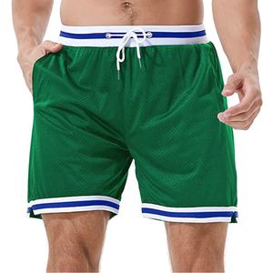 Nueva llegada pantalones cortos casuales deportes Fitness impresión personalizada Logo cordón sublimación malla hombres venta al por mayor pantalones cortos 2025 - Product Image 1