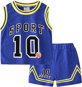 Conjunto Deportivo de Baloncesto para Hombre de 2 Piezas, Transpirable, que Absorbe la Humedad, Ecológico, Personalizable con Nombres y Números del Equipo, Camiseta sin Mangas de Malla - Product Image 1