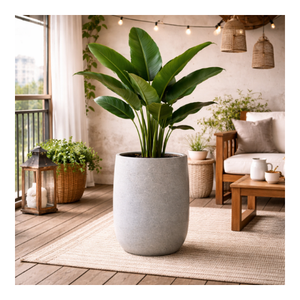 Latest Design Eco-Friendly Lightweight Indoor/Outdoor Home Garden Decor <b>Best</b> Seller Fiberglass Planters Pots - Product Image 1