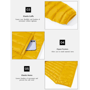 Chaqueta Acolchada Impermeable para Hombre, de Primera Calidad, Cuello Redondo, Color y Talla Personalizables, Último Diseño de Camuflaje, Venta al Por Mayor - Product Image 6