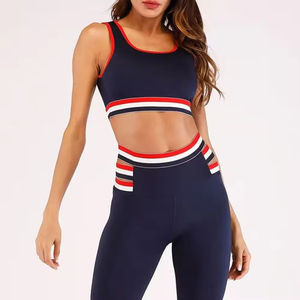 Ensemble de yoga 2 pièces de style nouveau pour femmes, vêtements de sport actifs, soutien-gorge de sport et leggings, ensembles de yoga, vêtements de sport pour femmes, ensembles d'entraînement pour femmes - Product Image 2