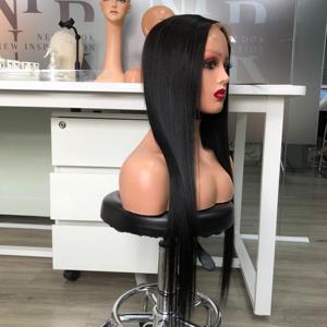 Cierre de peluca barata recta de hueso negro 2x6 28 pulgadas 180% densidad | Cabello humano vietnamita dibujado solo - Product Image 5