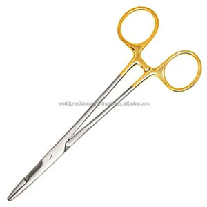 WOlsen Portaagujas Hegar con Tijeras, Mordazas con Inserto de Acero y Carburo de Tungsteno, para Zurdos, Instrumento Quirúrgico Manual para Sutura de Agujas - Product Image 2