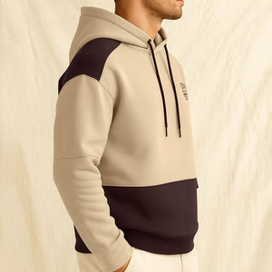 Sweat à capuche double couche tricoté personnalisé avec logo imprimé animal, anti-rétrécissement, écologique, séchage rapide, pour homme, décontracté, fitness, entraînement - Product Image 4