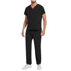 Wholesale Custom Design Custom Women's Short-Sleeved Operating Nurse <b>Scrubs</b> Nurse <b>Clothes</b> Hospital Uniforms - Product Image 2