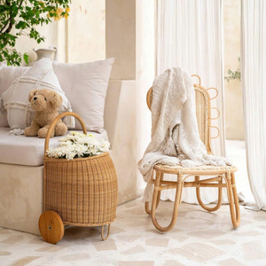 Elegante y adorable silla infantil de ratán con forma de dinosaurio, silla decorativa con estilo para la sala de estar, el dormitorio y la decoración de la habitación infantil. - Product Image 3