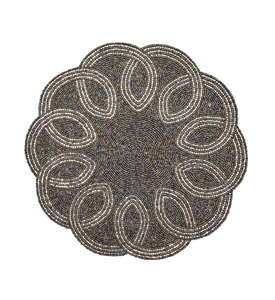 Set de table brodé perlé personnalisé, motif floral, artisanat, tapis et sous-plats perlés, meilleur prix - Product Image 5