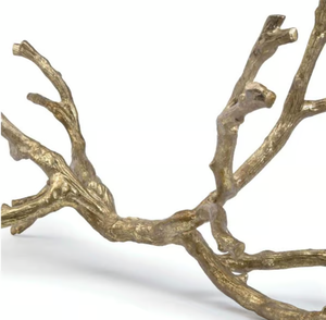 Decoración moderna para el hogar, acento hecho a mano, escultura decorativa de aluminio, pequeña ramita, adornos de cubo de Metal, venta al por mayor artística - Product Image 4