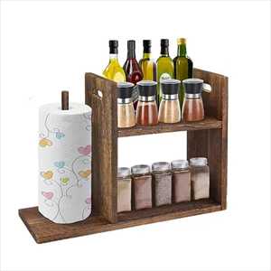 Estante Magnético para Especias para Refrigerador, Paquete de 2, Organizador de Refrigerador con Imán Fuerte, Estante Metálico para Montar en la Pared, Almacenamiento de Botellas de Condimento - Product Image 2