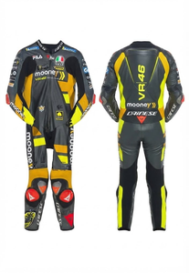 ชุดแข่งรถมอเตอร์ไซค์ Zonda Elite MotoCP แบบยูนิเซ็กซ์/ชุดจั๊มสูทหนังวัวแท้/หนังจิงโจ้พรีเมียม พร้อมแผ่นยืดหยุ่น - Product Image 1