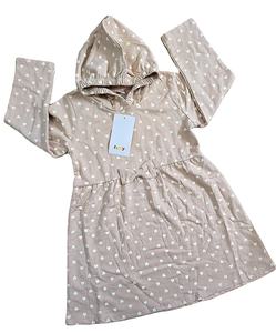 ตัวชี้ผ้าริบเชิ๊ตพิมพ์ลายตามสั่งสำหรับเด็กผู้หญิงชุดเดรสมีฮู้ดแขนยาวแบบลำลองสำหรับฤดูร้อน - Product Image 5