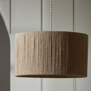 Lampe suspendue vintage en tissu avec abat-jour à franges décoratives, style Art Déco, luminaire suspendu tissé pour restaurant, hôtel, salon - Product Image 5