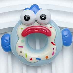 Ugly Sea Fish Pearl dessin animé résine accessoires bricolage coque de téléphone crème colle à la main slime charme mignon perles et breloques - Product Image 2