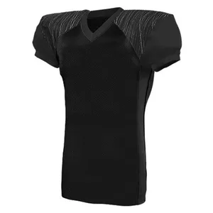 Maillot de football américain sur mesure de qualité supérieure, respirant, imprimé, 100 % polyester, couleurs et logo personnalisés, faible MOQ - Product Image 4