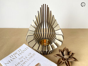 Elégant porte-lumière en perles de cristal avec finition de luxe, parfait pour la réception de mariage, la salle de banquet et la décoration de fêtes. - Product Image 2