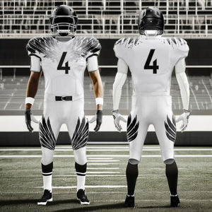 Ensemble de maillots de football américain personnalisés de haute qualité, légers, OEM, 2026, uniforme de sport, sublimation, fabricant Pk - Product Image 3