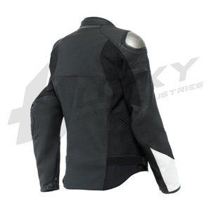 Veste de moto en cuir de vachette véritable de haute qualité sur mesure, respirante, coupe-vent, vêtements de course automobile pour moto - Product Image 2