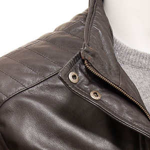 Veste en cuir pour homme sur mesure - Cuir de vachette de haute qualité, imperméable, respirant, coupe-vent, tendance hiver, nouveauté - Product Image 3