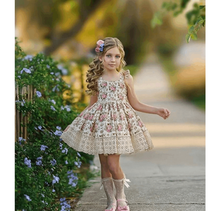 Vestido Primrose Heritage, Estilo Victoriano, con Encaje Floral, Volantes en la Espalda, Vestido de Verano Vintage, Modelo Meadow con Espalda Cruzada - Product Image 2