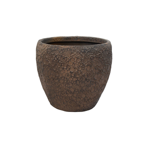 Nouveaux pots et jardinières artisanaux en fibre de pierre du Vietnam, décorations de jardin avec étiquette personnalisée - Product Image 5