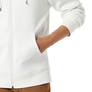 เสื้อฮู้ดซิปผ้าถักเนื้อนุ่มสบายสำหรับผู้ชาย ฤดูใบไม้ร่วง แบบบาง พิมพ์ลายได้ตามต้องการ ผ้าฝ้ายผสม - Product Image 6