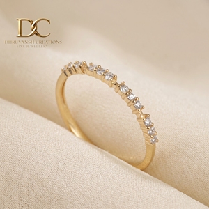 Fine Luxury 14KT Solid Gold <b>Ring</b> with Lab Grown <b>Diamond</b> Women's Wedding & Party Jewelry Wholesale Manufacturer - Product Image 6