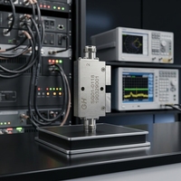 Isolateur coaxial à double jonction RF micro-ondes 0,698 GHz à 2,4 GHz, excellente isolation 20 dB pour systèmes de communication sans fil