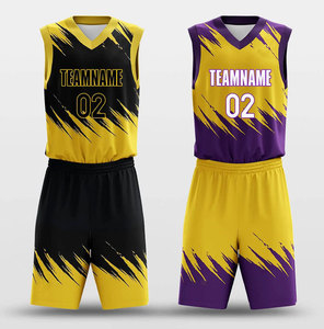 Custom Basketball Uniform Teamname 02 Sublimated V-Neck Sleeveless Jersey <b>Shorts</b> Set Moisture Wicking <b>Polyester</b> Adult Unisex - Product Image 1