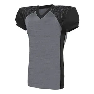 Maillot de football américain sur mesure de qualité supérieure, respirant, imprimé, 100 % polyester, couleurs et logo personnalisés, faible MOQ - Product Image 3