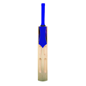 Bate de Críquet de Madera Azul JNA Group, Ecológico, Empuñadura Ambidiestra, Cara Ranurada, Ligero, 40 mm de Grosor, para Profesionales - Product Image 1