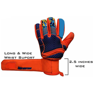 Goalkeeper <b>Gloves</b> Strong 2025 Soccer Goalkeeper <b>Gloves</b> <b>With</b> Embossed Palm 3D Rubber <b>Gloves</b> Goalkeeper - Product Image 2
