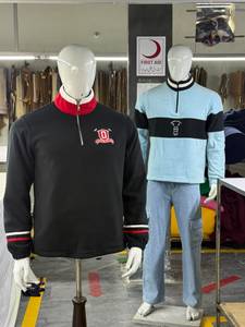Sudadera con Cierre de Cremallera para Hombre, Diseño 2026, Color Negro Sólido, 100% Forro Polar, Cuello Alto, Ropa Casual, Sudadera con Capucha para Hombre - Product Image 1