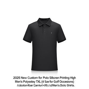 Camiseta de Poliéster para Hombre, Personalizada 2025, con Serigrafía Polo, Alta Calidad, Talla XL 4, para Golf - Product Image 3