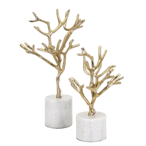 Escultura de Pájaro Metálica de Lujo con Acabado Dorado, Adorno de Mesa para Sala de Estar u Hotel, Venta al Por Mayor - Product Image 4