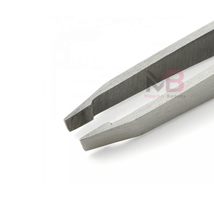 Pince à épiler légère, anti-statique, à pointe inclinée, en acier inoxydable, de luxe moderne, écologique, avec logo personnalisé et marque privée - Product Image 3