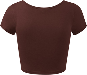 Nueva Llegada de Verano, Top Corto Transpirable para Mujer, Estilo Club Sexy, Ligero, de Poliéster/Algodón Ecológico - Product Image 4