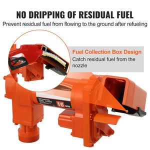 Pompa di Trasferimento Carburante 12V DC 16 GPM 1/4 HP con Ugello Automatico, Pompa Estrattore Benzina, Tubo di Scarico e Tubo di Aspirazione - Ricambi per Pompe - Product Image 4