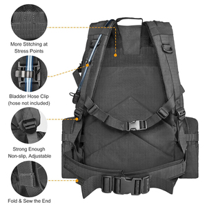 Tactical Bags OEM& ODM Outdoor <b>Canvas</b> Travelling Hiking Bags Custom Made Waterproof Tactical <b>Backpack</b> With OEM Design - Product Image 5