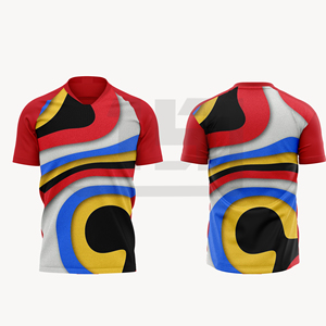Camiseta de Fútbol Personalizada Premium, Camiseta de Fútbol con Estampado por Transferencia de Calor, 100% Poliéster, Absorbe la Humedad, Transpirable, Rendimiento Deportivo - Product Image 2