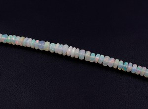 Natural Ethiopian Multi <b>Fire</b> Opal Beads Bracelet, Welo <b>Fire</b> Roundel, Gemstone Jewelry - Product Image 4