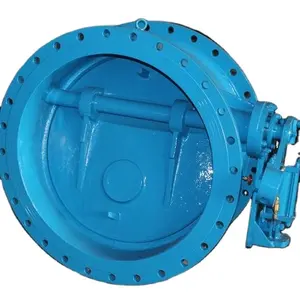 KEFA Ductile Iron Carbon Steel PN16 DN600mm 24in hydraulic Damper lift with weight Non-slam Butterfly Check Valve