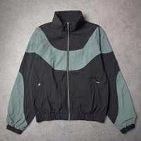 Nouveau survêtement d'été 2026 personnalisé avec logo, coupe-vent, léger, en polyester et coton, uni, pour homme, haute qualité, personnalisable