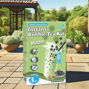 Thé au matcha à bulles Alody prêt en quelques secondes avec des billes de tapioca, sans additifs, 3 ensembles/boîte - Product Image 1