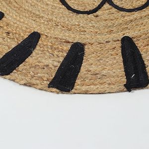 Eco Friendly Hand Braided <b>Thick</b> Jute & Cotton Area <b>Rugs</b> Non-Slip Custom Floor Carpet for Living Room Exercise Camping Prayer Use - Product Image 3