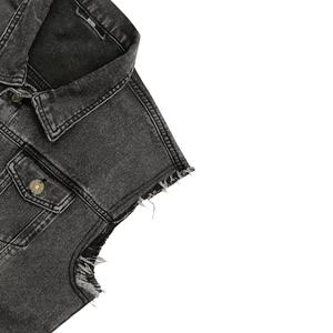 Chaleco vaquero transpirable de calidad superior para hombre, 100% algodón, estilo Club oculto básico con botón cubierto, chaleco vaquero informal para hombre - Product Image 4