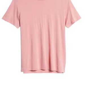 Camiseta de Verano 100% Algodón, Corte Ajustado, Manga Corta, Cuello Redondo, Estilo Deportivo, Colores en Contraste, Tallas Personalizadas - Product Image 3