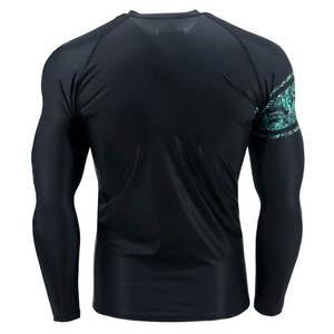 Camiseta de Compresión Duradera para BJJ, Manga Corta, Personalizada, para Entrenamiento de Jiu Jitsu Brasileño, Grappling y MMA - Product Image 1